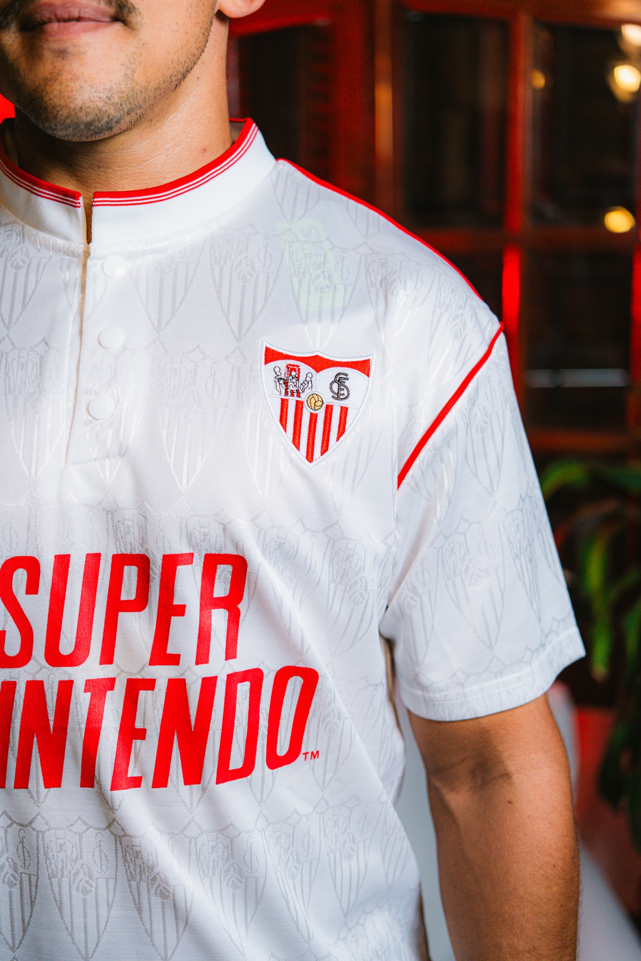 Detalle camiseta Sevilla